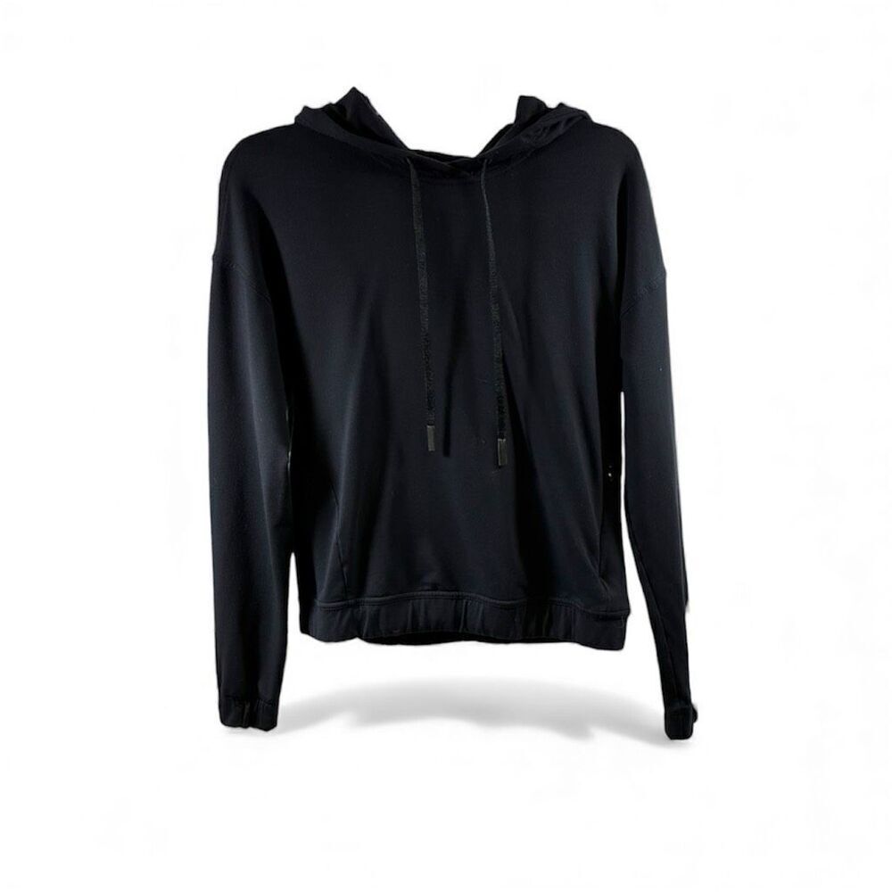 Lululemon Pullover Hoodie with Crossed Back in Black Size 4